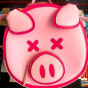 Shane Dawson pink pig backpack